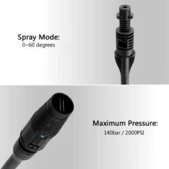 Merkloos 140 Bar Hogedrukspuitlans - Hogedrukreiniger Kärcher-opzetstuk - Verstelbare Sproeikop Voor Karcher Hogedrukreiniger - Accessoire Voor Karcher K1 K2 K3 K4 K5 K6 K7 -Tuingereedschap Serie Winkel 1200x1200 789