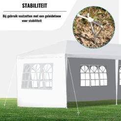 Merkloos Partytent - Paviljoen Opvouwbaar - Easy Up Tuintent Met Zijpanelen - Groen/ 6m X 3m/ 120g/m² 9 Merkloos Partytent - Paviljoen Opvouwbaar - Easy Up Tuintent Met Zijpanelen - Groen/ 6m X 3m/ 120g/m² -Tuingereedschap Serie Winkel 1200x1200 847