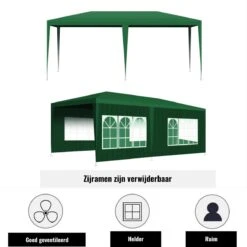 Merkloos Partytent - Paviljoen Opvouwbaar - Easy Up Tuintent Met Zijpanelen - Groen/ 6m X 3m/ 120g/m² 10 Merkloos Partytent - Paviljoen Opvouwbaar - Easy Up Tuintent Met Zijpanelen - Groen/ 6m X 3m/ 120g/m² -Tuingereedschap Serie Winkel 1200x1200 848