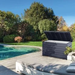 Keter Ontario Opbergbox - 870L - 147x83x86cm - Grafiet -Tuingereedschap Serie Winkel 1200x1200 872