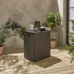 Alice's Garden Balkonset Doppio - 2 Stoelen - Inschuifbaar - Wicker - Grijs -Tuingereedschap Serie Winkel 1200x1200 913