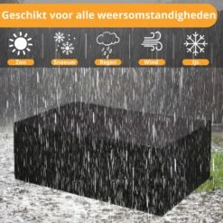 Beschermhoes Tuinmeubelen - Tuintafel - Loungeset - Tuinset - 213x132x74 Cm -Tuingereedschap Serie Winkel 1200x1200 926