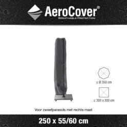 AeroCover Parasolhoes - Zweef Parasols - Grijs - 250x55 Cm (HxB) -Tuingereedschap Serie Winkel 1200x1200 944
