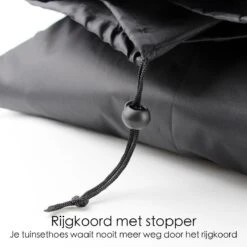 Merkloos Beschermhoes Voor Tuinmeubelen - 250x250x90cm - Zwart -Tuingereedschap Serie Winkel 1200x1200 966