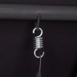 Springos Schommelbank | Linda-Schommel | 3-zits | Waterafstotend | Inclusief 2 Kussens | Verstelbare Luifel | 162 X 200 X 120 Cm | Zwart -Tuingereedschap Serie Winkel 1200x1200 998