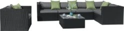 Intimo Garden Levanzo Loungeset – Zwart - 5 Tot 6 Persoons -Tuingereedschap Serie Winkel 1200x300