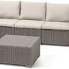 Allibert California Loungeset - 5 Personen - Cappuccino -Tuingereedschap Serie Winkel 1200x376 2