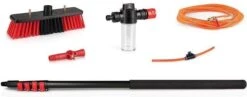 HIGHWALL Telescoopsteel Met Borstel - Glazenwassersset - Tot 4,6m Uitschuifbaar - Met Zeepdispenser -Tuingereedschap Serie Winkel 1200x472