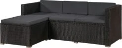 Polyrotan Loungeset Punta Cana L - Zwart -Tuingereedschap Serie Winkel 1200x478 2