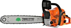 TIMBERPRO - Kettingzaag - 62 Cc - Benzine - Zwaardlengte 50 Cm - Met Transportzak - Met 2e Ketting -Tuingereedschap Serie Winkel 1200x484