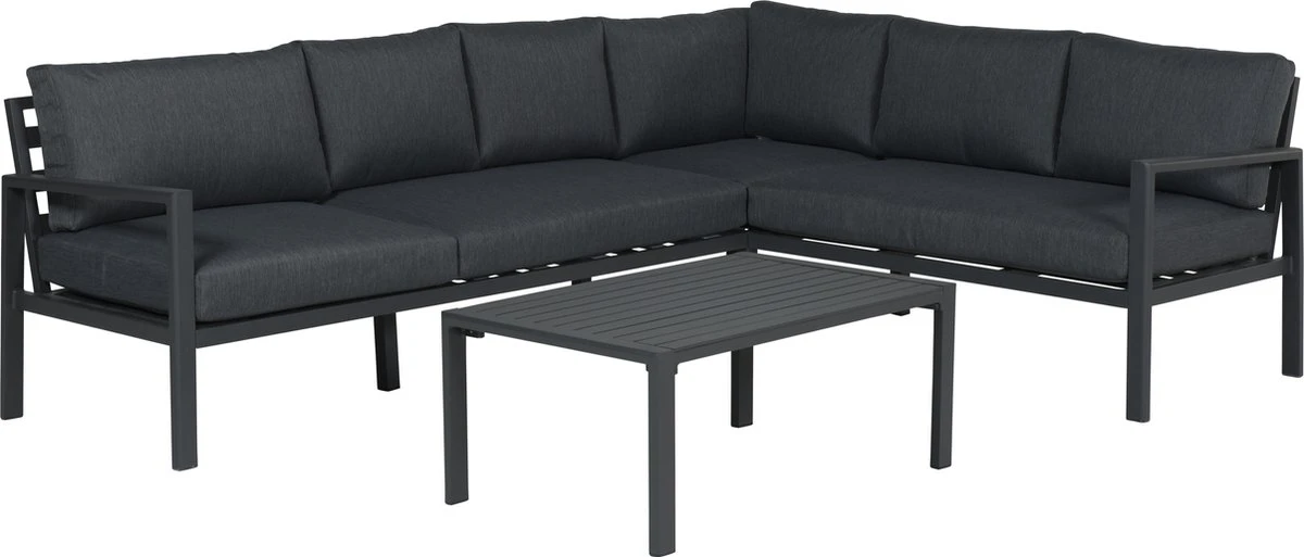 Garden Impressions Lexinton Loungeset - Verstelbaar - Aluminium - Zwart 3 Garden Impressions Lexinton Loungeset - Verstelbaar - Aluminium - Zwart