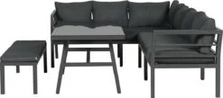 Blakes Lounge Diningset - 4 Delig - Donker Grijs -Tuingereedschap Serie Winkel 1200x528 1
