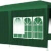 Merkloos Partytent - Paviljoen Opvouwbaar - Easy Up Tuintent Met Zijpanelen - Groen/ 6m X 3m/ 120g/m² -Tuingereedschap Serie Winkel 1200x578 1