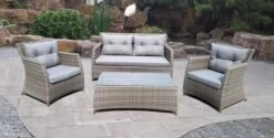 MaxxGarden Rattan Loungeset - 5 Persoons Zithoek - Wicker Tuinset - Incl. Kussens En Tafel -Tuingereedschap Serie Winkel 1200x608 2