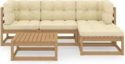 VidaXL 5-delige Loungeset Met Kussens Massief Grenenhout -Tuingereedschap Serie Winkel 1200x611 5