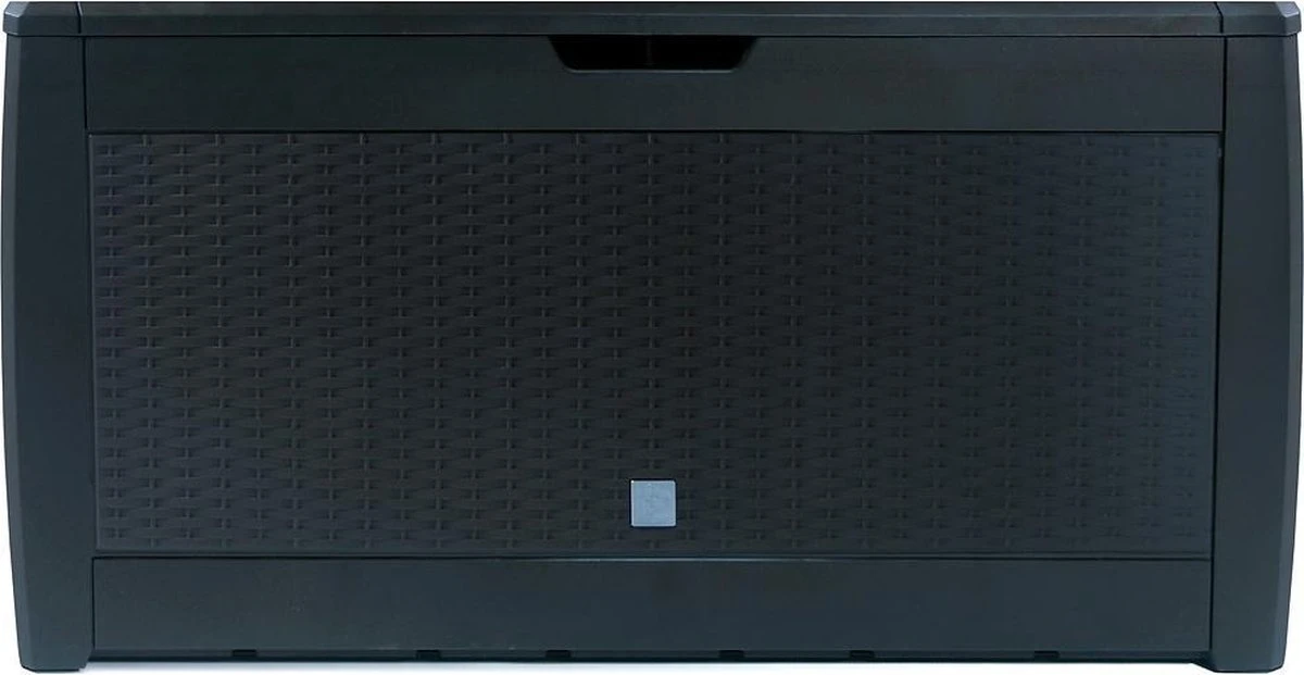 Opbergbox 310L UV-Bestendig Weerbestendig Wielen Tuinbox Rotan-look Antraciet 16 Opbergbox 310L UV-Bestendig Weerbestendig Wielen Tuinbox Rotan-look Antraciet - Afbeelding 14