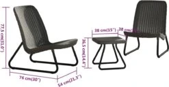 Keter Rio Balkonset - 3 Delig - Grafiet -Tuingereedschap Serie Winkel 1200x623 1