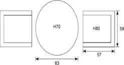 Garden Impressions Mira 3-delige Balkonset - Faria Tuintafel Ø 60 Cm - Okergeel -Tuingereedschap Serie Winkel 1200x634 4