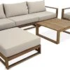 Alice's Garden Loungeset Mendoza - Acacia - 5 Plaatsen - Beige 2 Alice's Garden Loungeset Mendoza - Acacia - 5 Plaatsen - Beige -Tuingereedschap Serie Winkel 1200x636 1