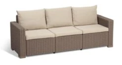 Allibert California Loungeset - 5 Personen - Cappuccino -Tuingereedschap Serie Winkel 1200x642 2