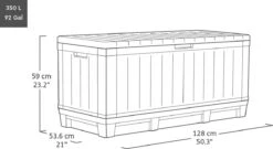 Keter Kentwood Opbergbox - 128x53.6x59 Cm - 350 L - Grafiet 34 Keter Kentwood Opbergbox - 128x53.6x59 Cm - 350 L - Grafiet -Tuingereedschap Serie Winkel 1200x655 3
