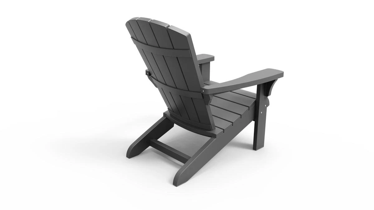 Keter Troy Adirondack Tuinstoel - 81x80x96,5cm - Grafiet 6 Keter Troy Adirondack Tuinstoel - 81x80x96,5cm - Grafiet - Afbeelding 4