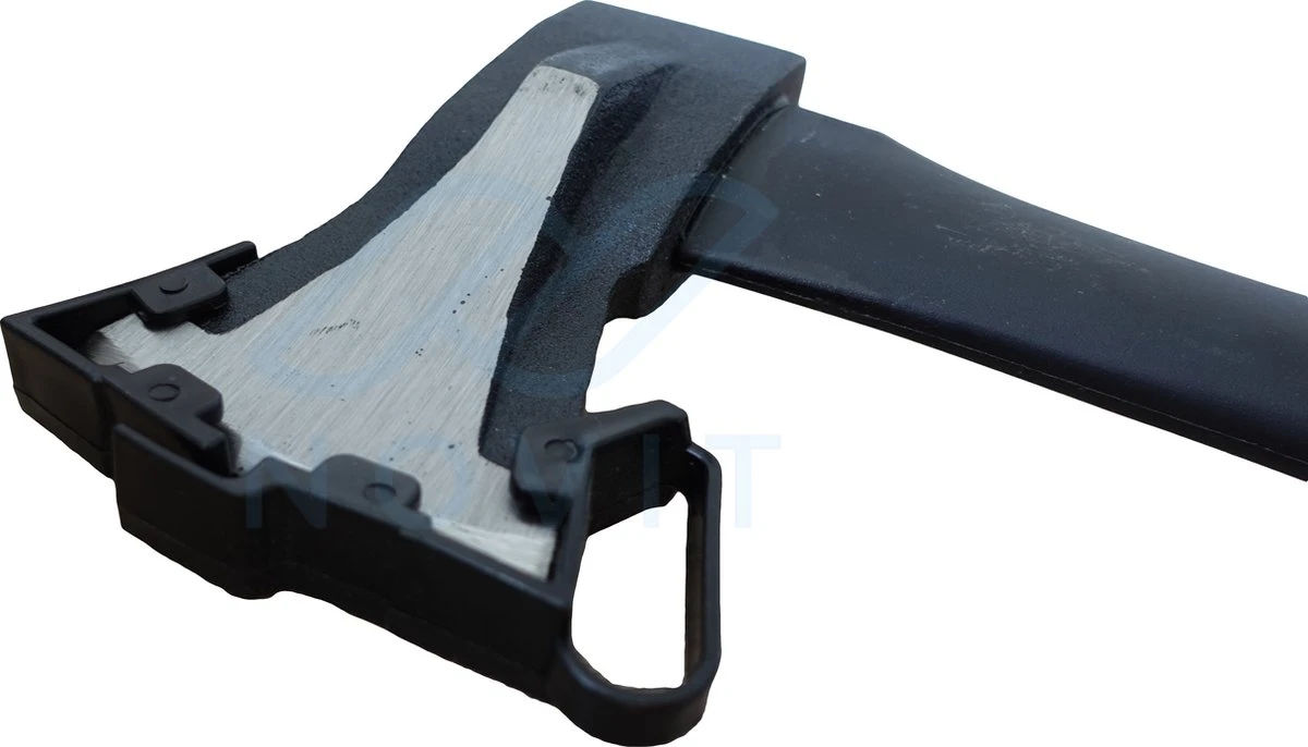 Novit Kloofbijl 1kg - Bijl Met Fiber Handvat - Handbijl - Hakbijl 4 Novit Kloofbijl 1kg - Bijl Met Fiber Handvat - Handbijl - Hakbijl - Afbeelding 2