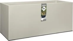 Elho Vivo Matt Finish Lang Wielen 90 - Grote Staande Plantenbak Voor Binnen & Buiten - Gemaakt Van Gereycled Plastic - L 39 X W 88 X H 41 Cm - Wit -Tuingereedschap Serie Winkel 1200x687 1