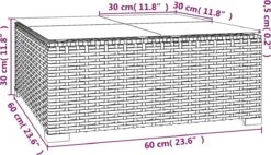 VidaLife Tuintafel 60x60x30 Cm Poly Rattan En Glas Zwart 11 VidaLife Tuintafel 60x60x30 Cm Poly Rattan En Glas Zwart -Tuingereedschap Serie Winkel 1200x690 2