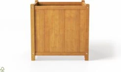 Houten Plantenbak Met Wieltjes 50x50 - Geolied Duurzaam FSC Acaciahout – Bloembak Buiten - Plantenbakken Buiten - Perfecthomeshop -Tuingereedschap Serie Winkel 1200x720 8