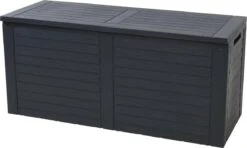KOOPMAN Kussenbox - Tuinkist - Opslagbox - 240 Liter - Met Verzonken Handgrepen - 115x45x53CM - Zwart 7 KOOPMAN Kussenbox - Tuinkist - Opslagbox - 240 Liter - Met Verzonken Handgrepen - 115x45x53CM - Zwart -Tuingereedschap Serie Winkel 1200x721 6