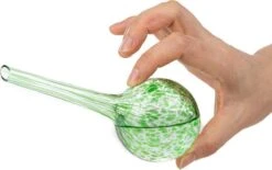 Merkloos Decopatent® 4 Stuks - Waterdruppelaar Voor Planten - Watergever - Glas - Waterbollen - Watergeefsysteem - Plantenbollen - Groen -Tuingereedschap Serie Winkel 1200x752 6