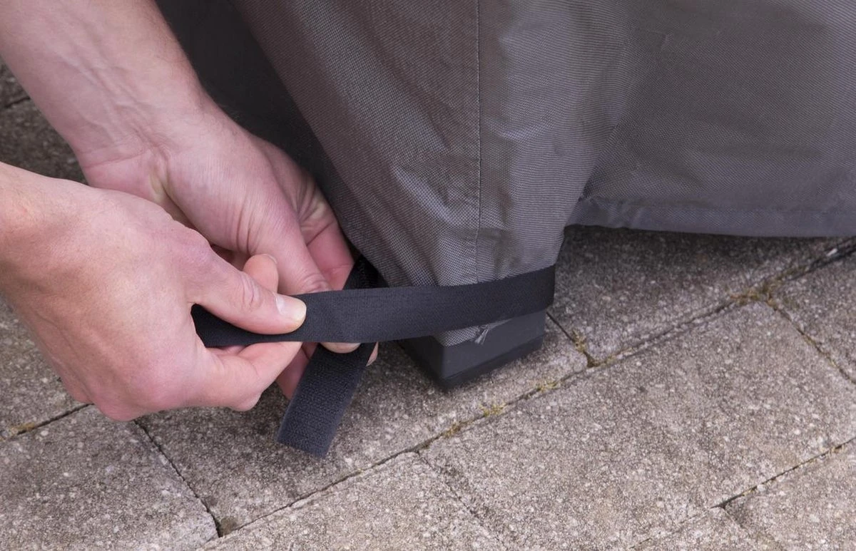 Weersbestendige Beschermhoes Tuinset (S) | 165 X 135 X 95 Cm | Premium | Waterproof | TÜV Rheinland Gecertificeerd | Hoes Voor Tuin | Waterdicht | Solution Dyed (verkleuring Onmogelijk) | Grijs / Antraciet 5 Weersbestendige Beschermhoes Tuinset (S) | 165 X 135 X 95 Cm | Premium | Waterproof | TÜV Rheinland Gecertificeerd | Hoes Voor Tuin | Waterdicht | Solution Dyed (verkleuring Onmogelijk) | Grijs / Antraciet - Afbeelding 3