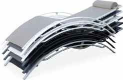 Alice's Garden Louisa Ligstoelen - Aluminium/Textileen - 1,67 M - Antraciet/Grijs 11 Alice's Garden Louisa Ligstoelen - Aluminium/Textileen - 1,67 M - Antraciet/Grijs -Tuingereedschap Serie Winkel 1200x780 2