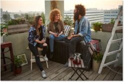 Keter Rockwood Opbergbox - 570L - 155x72.4x64.4cm - Grafiet -Tuingereedschap Serie Winkel 1200x798 30