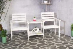 Tuinbank - Romeo Tete A Tete - Wit - 170cm -Tuingereedschap Serie Winkel 1200x800 319