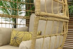 Lola Egg Relaxstoel - Natural Sand - Mand Stoel -Tuingereedschap Serie Winkel 1200x800 354