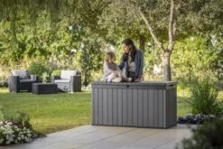 Keter Darwin Opbergbox - 570L - 142,5x65,5x78,2cm - Grijs -Tuingereedschap Serie Winkel 1200x800 433