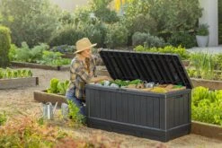 Keter Kentwood Opbergbox - 128x53.6x59 Cm - 350 L - Grafiet 29 Keter Kentwood Opbergbox - 128x53.6x59 Cm - 350 L - Grafiet -Tuingereedschap Serie Winkel 1200x800 436