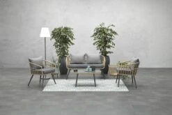 Garden Impressions Franklin Loungeset 4-delig - Wicker - Carbon Black/mystic Grey -Tuingereedschap Serie Winkel 1200x800 500