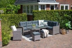 Garden Impressions Blue Bird Dining Loungeset 5-delig - Rechts - Bruin/antraciet -Tuingereedschap Serie Winkel 1200x800 528