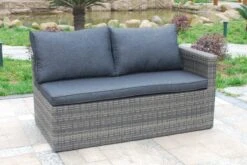 MaxxGarden Loungeset – Rattan Hoekset - 4 Persoons - Incl. Salontafel - Grijs -Tuingereedschap Serie Winkel 1200x800 532