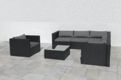 Intimo Garden Levanzo Loungeset – Zwart - 5 Tot 6 Persoons -Tuingereedschap Serie Winkel 1200x800 540
