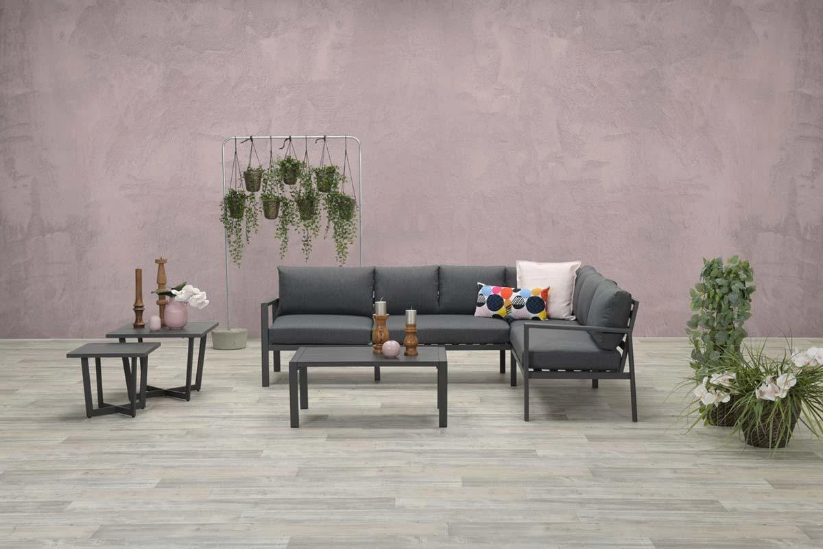 Garden Impressions Lexinton Loungeset - Verstelbaar - Aluminium - Zwart 9 Garden Impressions Lexinton Loungeset - Verstelbaar - Aluminium - Zwart - Afbeelding 7