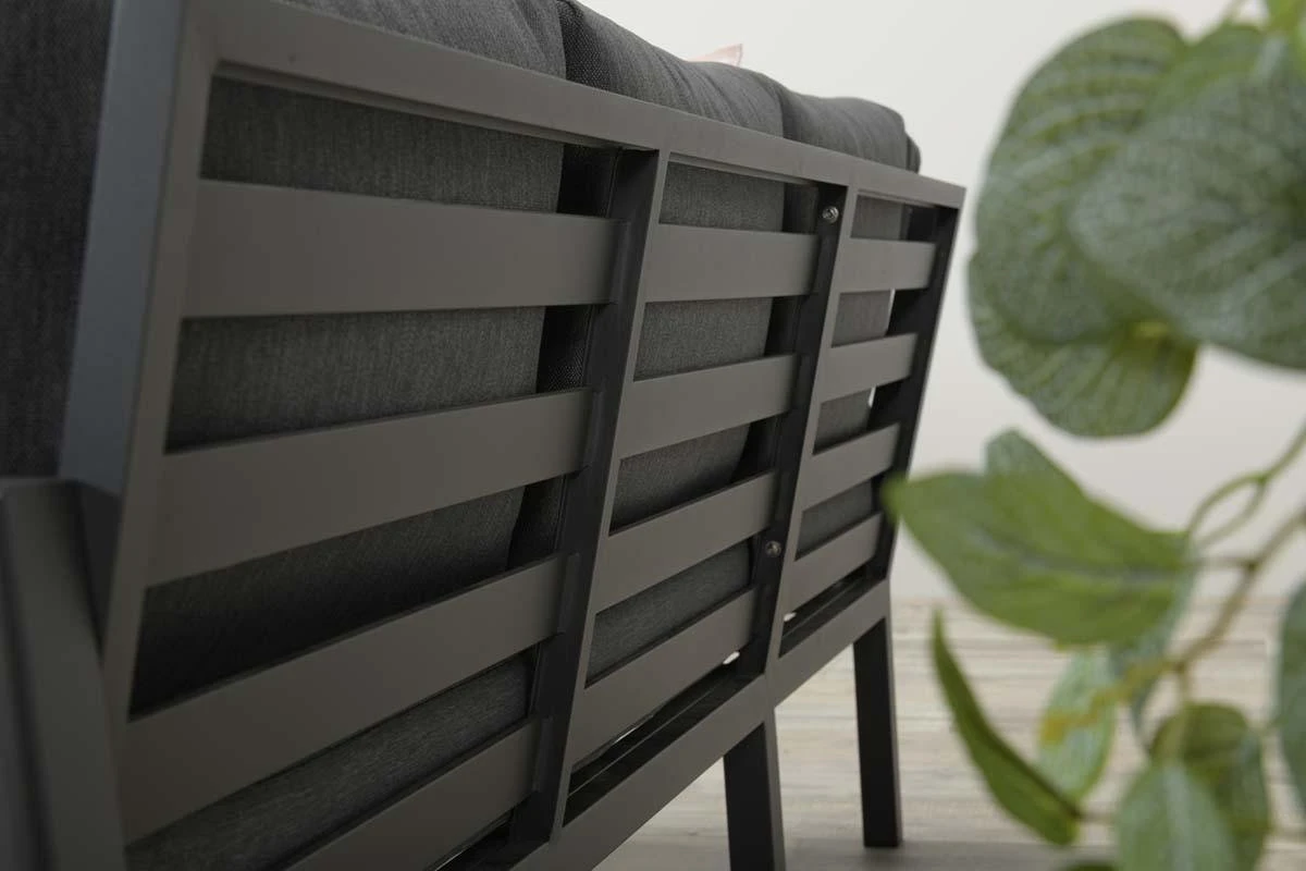 Garden Impressions Lexinton Loungeset - Verstelbaar - Aluminium - Zwart 11 Garden Impressions Lexinton Loungeset - Verstelbaar - Aluminium - Zwart - Afbeelding 9