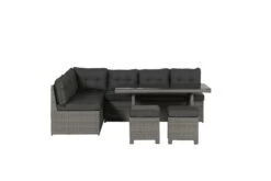 Garden Impressions Lapa Lounge Dining Set 5-delig - Wicker - Grijs -Tuingereedschap Serie Winkel 1200x800 584