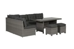 Garden Impressions Lapa Lounge Dining Set 5-delig - Wicker - Grijs -Tuingereedschap Serie Winkel 1200x800 586