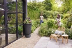 Elho Green Basics Regenton Plus 105 - Regenton Voor Kweken En Oogsten - Ø 58.4 X H 80.4 Cm - Zwart/Living Black -Tuingereedschap Serie Winkel 1200x800 660