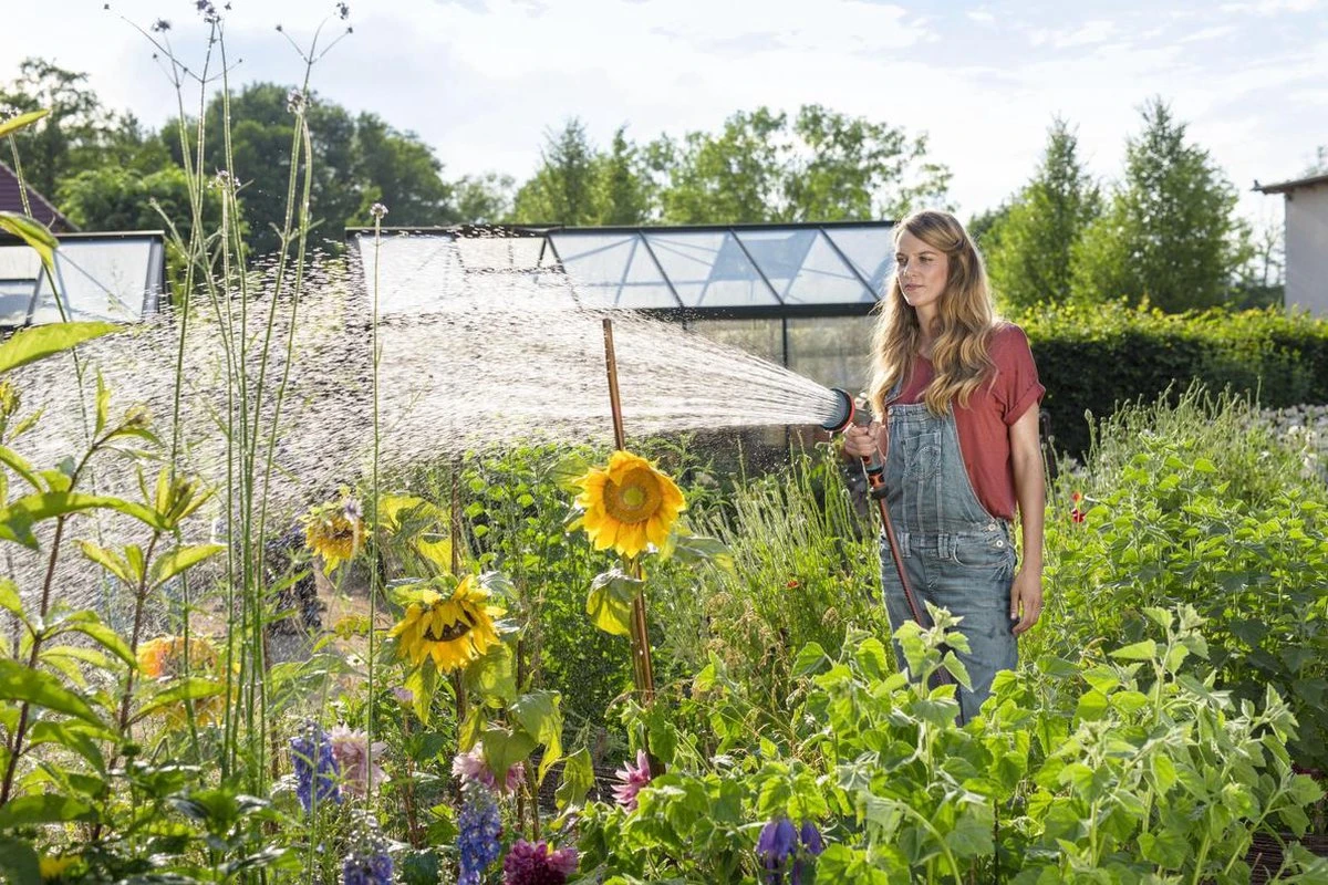 GARDENA - Comfort Broeskop - 5 Straalsoorten - Grijs 14 GARDENA - Comfort Broeskop - 5 Straalsoorten - Grijs - Afbeelding 12