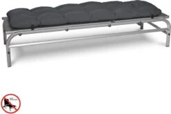 Beautissu Flair RL – Ligbedkussen Tuinkussen Ligstoel – Zonnebed Kussen Voor Tuin Meubelen 190x60x8 Cm Antraciet -Tuingereedschap Serie Winkel 1200x801 18